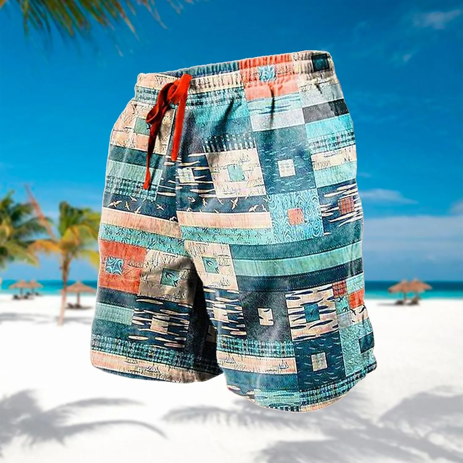 Swimming Trunks for Men Surfing Plus Size Pants Shorts Men's Pants Hewaiian Bathing Mesh Lining Suit Mens Board