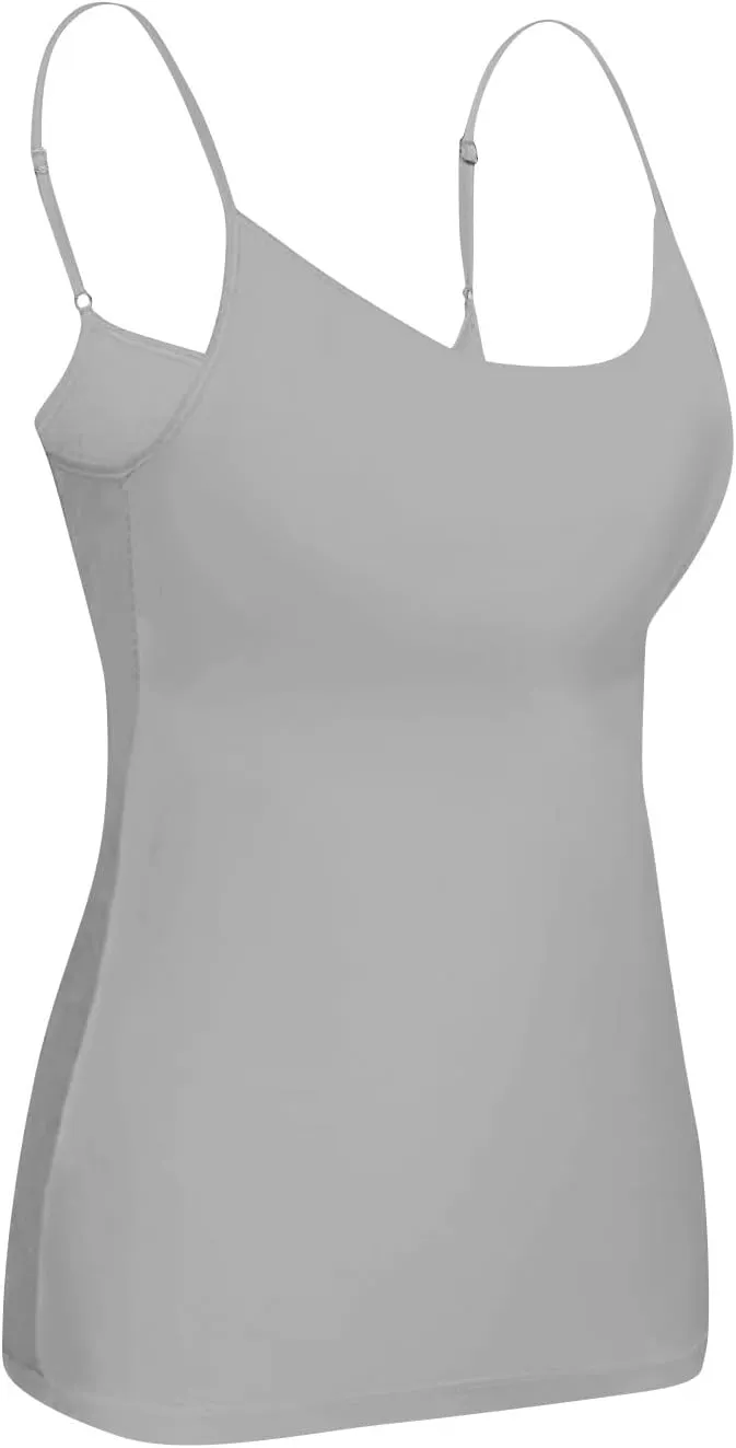 Tank Top with Built in Bra for Women 2025 Summer Basic Padded Tanktops Workout Yoga Shirts