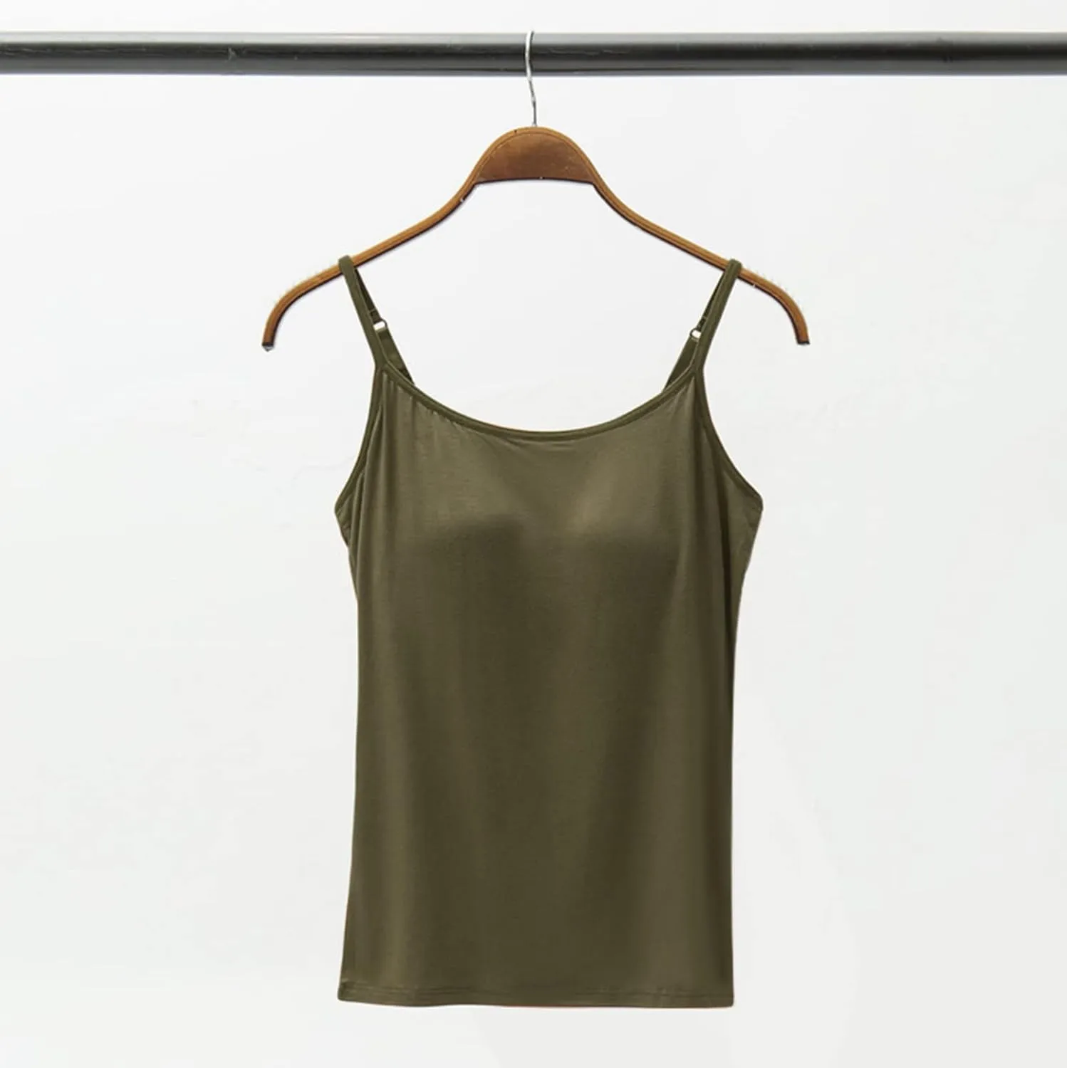 Tank Tops for Women Built with Shelf Bra Adjustable Spaghetti Strap Summer Sexy Athletic Outfits Layering Undershirt