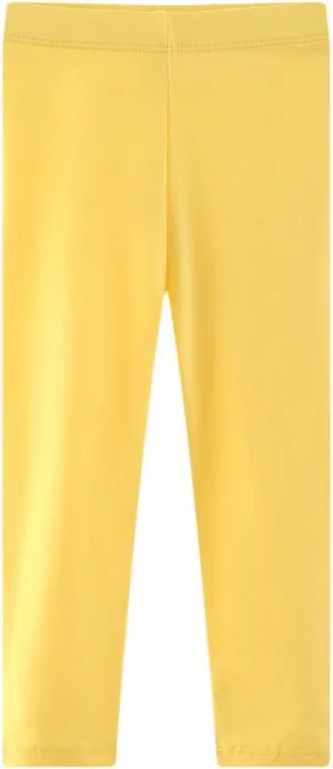 Toddler Girls High Waist Leggings for Kids Stretch Athletic Dance Yoga Pants Solid Comfy Leggings Bottoms Clothes