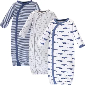 Touched by Nature Baby Girls' Organic Cotton Kimono Gowns
