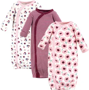 Touched by Nature Baby Girls' Organic Cotton Kimono Gowns