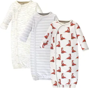 Touched by Nature Baby Girls' Organic Cotton Kimono Gowns