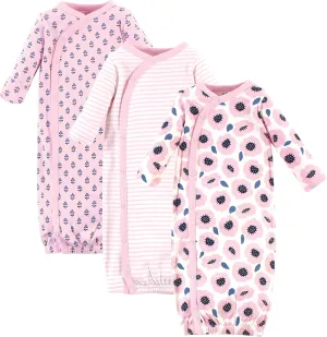 Touched by Nature Baby Girls' Organic Cotton Kimono Gowns