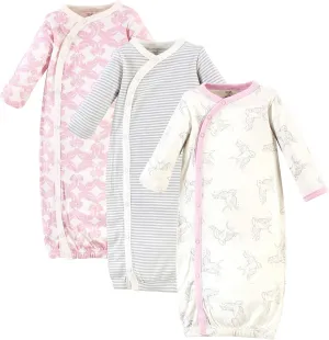 Touched by Nature Baby Girls' Organic Cotton Kimono Gowns