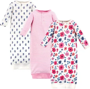 Touched by Nature Baby Organic Cotton Henley Gowns