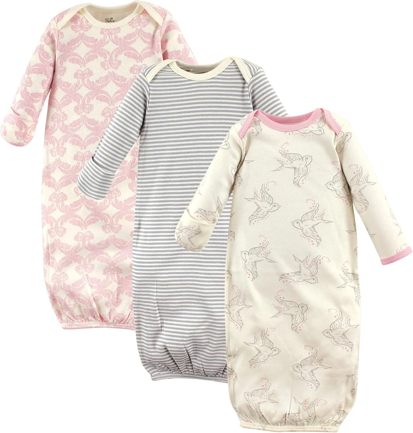 Touched by Nature Unisex Baby Organic Cotton Gowns