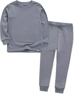 VAENAIT 6M-12Y Toddler Toddler Kids Toddler Girls Boys Soft Comfy Modal Tencel Solid Raglan Sleepwear Pajamas Pjs 2pcs Set