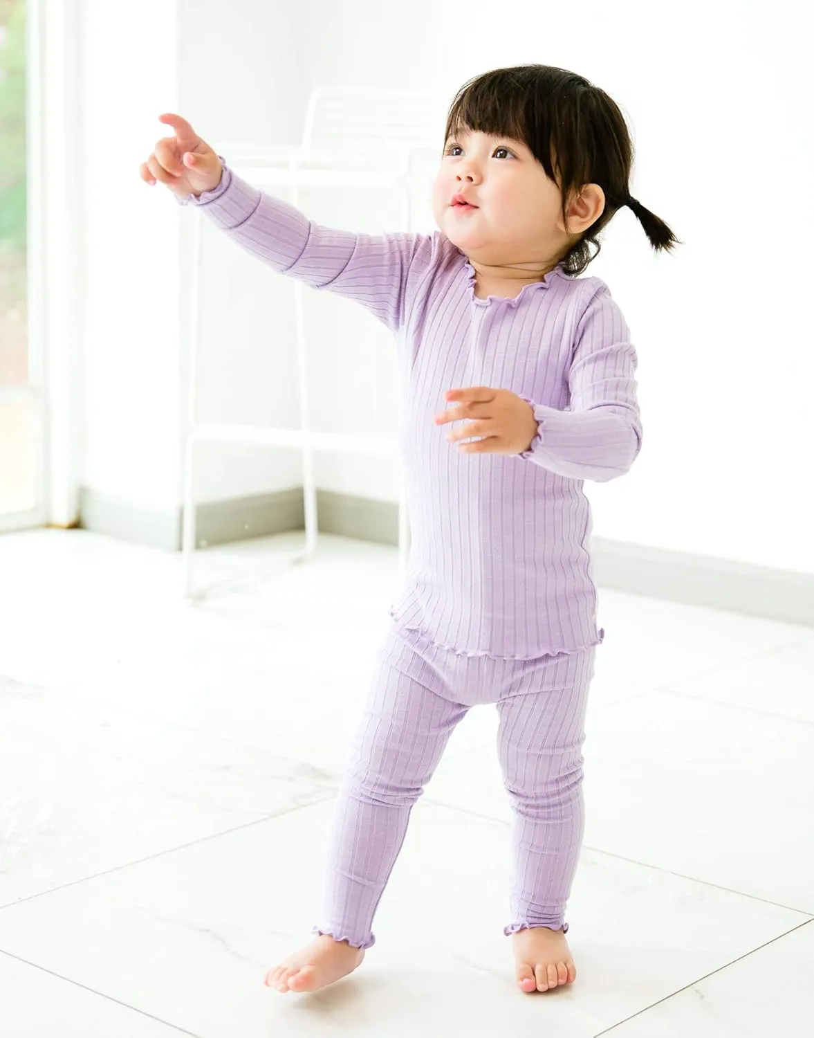 VAENAIT BABY 6M-12Y Kids Unisex Girls & Boys Soft Comfy Modal Tencel Shirring Sleepwear Pajamas 2pcs/4pcs Set