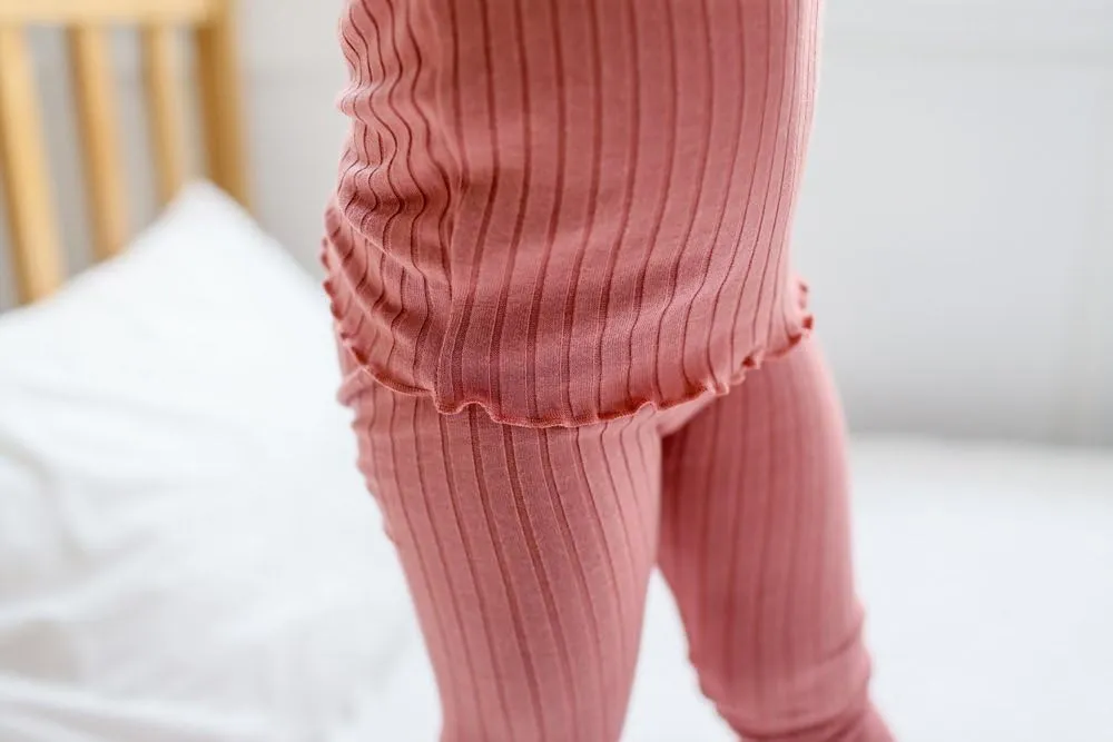 VAENAIT BABY 6M-12Y Kids Unisex Girls & Boys Soft Comfy Modal Tencel Shirring Sleepwear Pajamas 2pcs/4pcs Set
