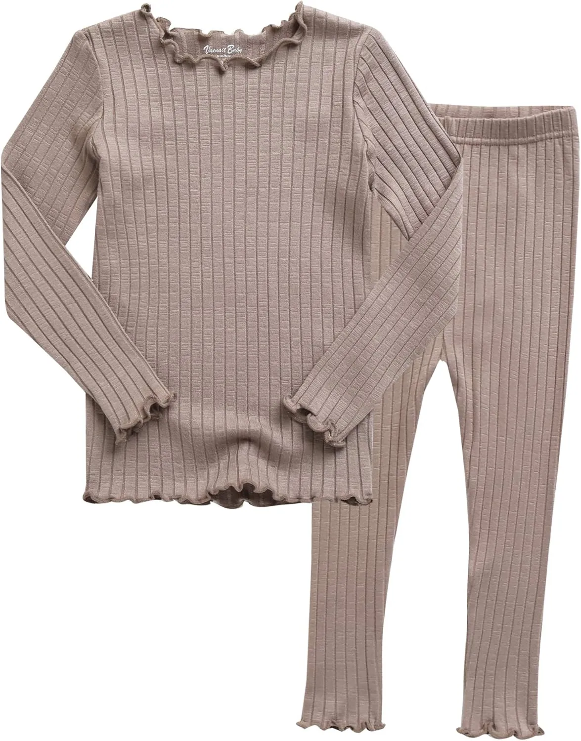 VAENAIT BABY 6M-12Y Kids Unisex Girls & Boys Soft Comfy Modal Tencel Shirring Sleepwear Pajamas 2pcs/4pcs Set