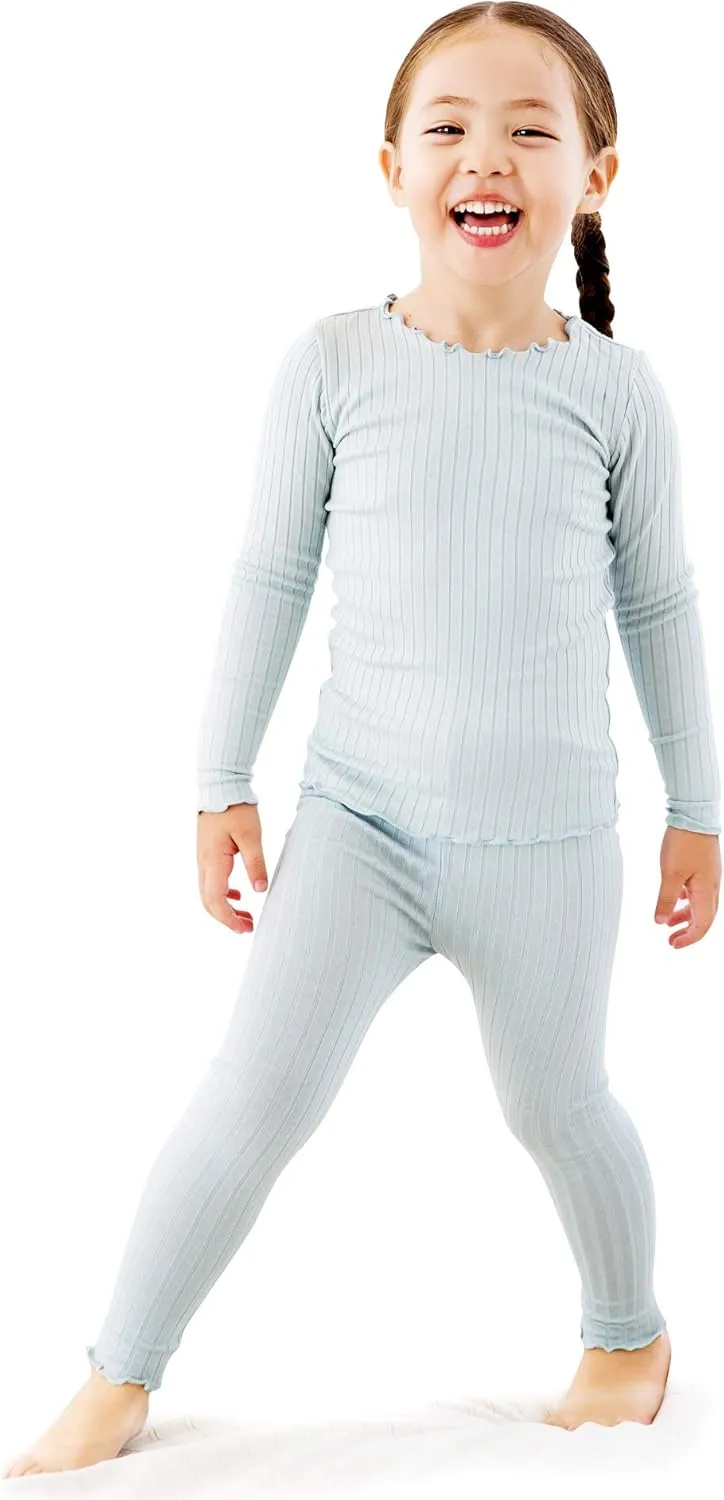 VAENAIT BABY 6M-12Y Kids Unisex Girls & Boys Soft Comfy Modal Tencel Shirring Sleepwear Pajamas 2pcs/4pcs Set