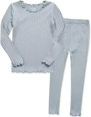 VAENAIT BABY 6M-12Y Kids Unisex Girls & Boys Soft Comfy Modal Tencel Shirring Sleepwear Pajamas 2pcs/4pcs Set