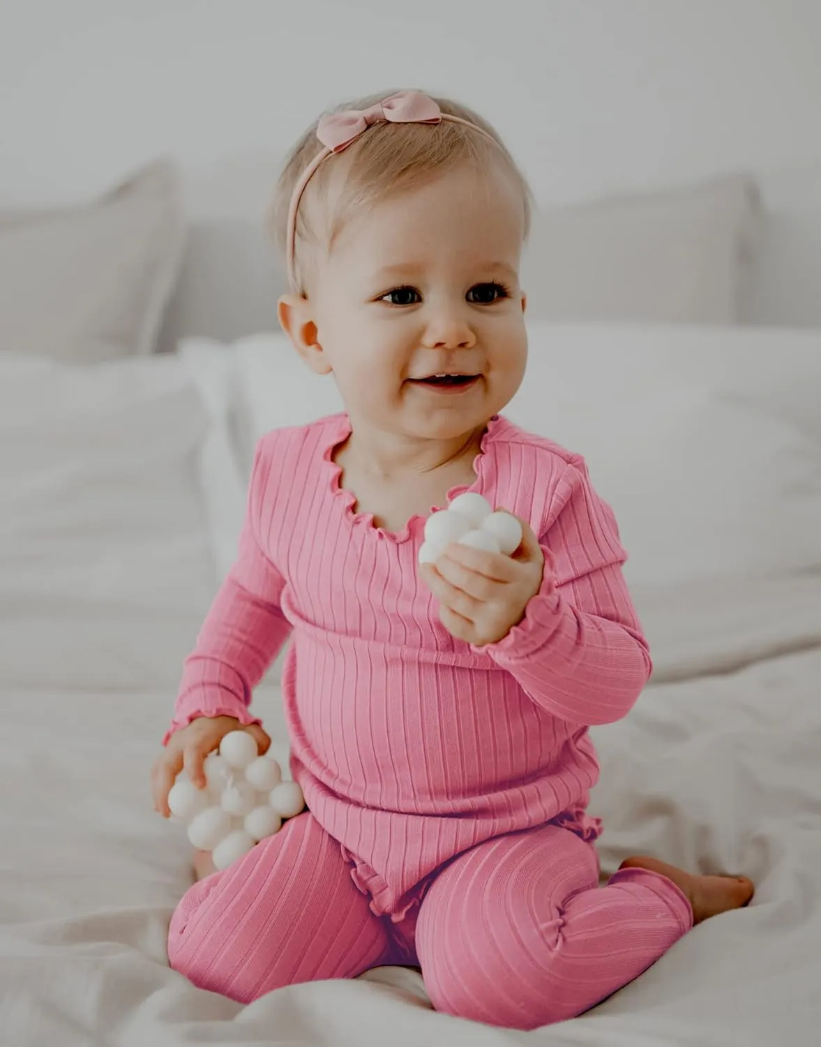 VAENAIT BABY 6M-12Y Kids Unisex Girls & Boys Soft Comfy Modal Tencel Shirring Sleepwear Pajamas 2pcs/4pcs Set