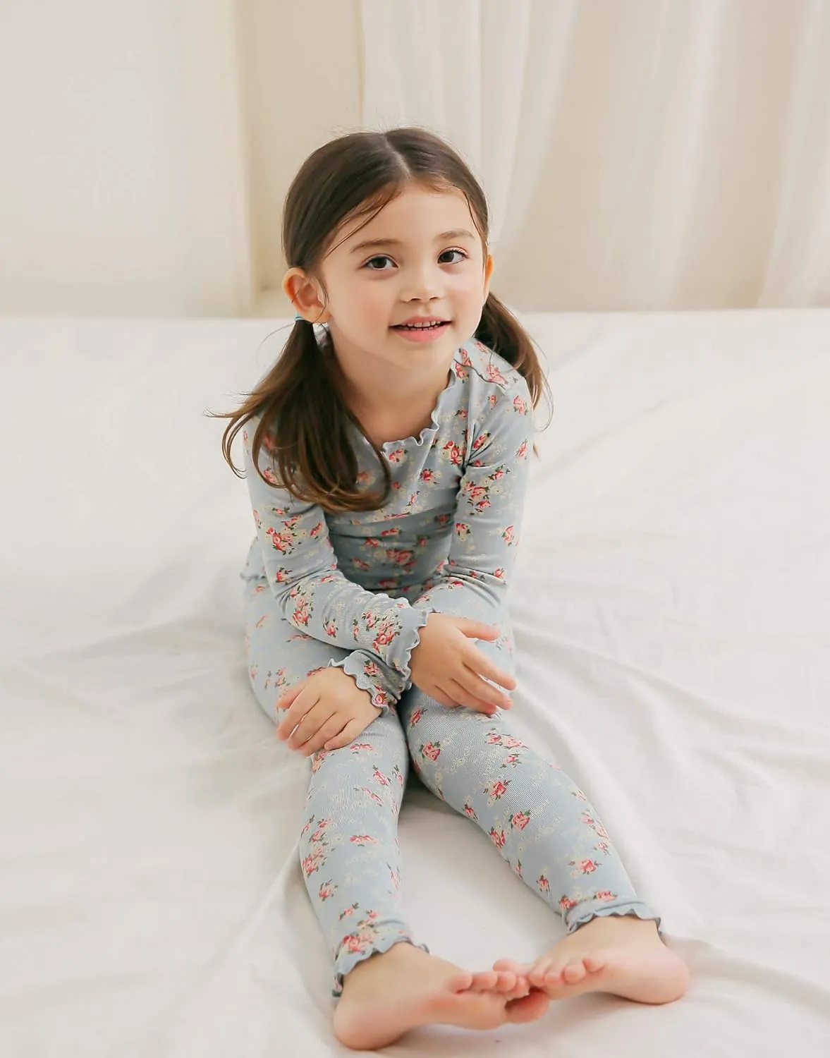 VAENAIT BABY 6M-12Y Kids Unisex Girls & Boys Soft Comfy Modal Tencel Sleepwear Pajamas 2pcs or 4pcs Set
