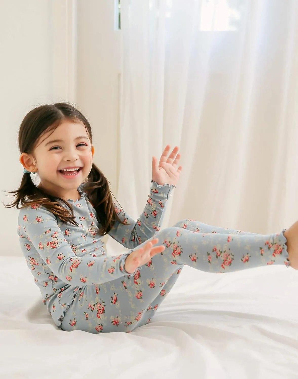 VAENAIT BABY 6M-12Y Kids Unisex Girls & Boys Soft Comfy Modal Tencel Sleepwear Pajamas 2pcs or 4pcs Set