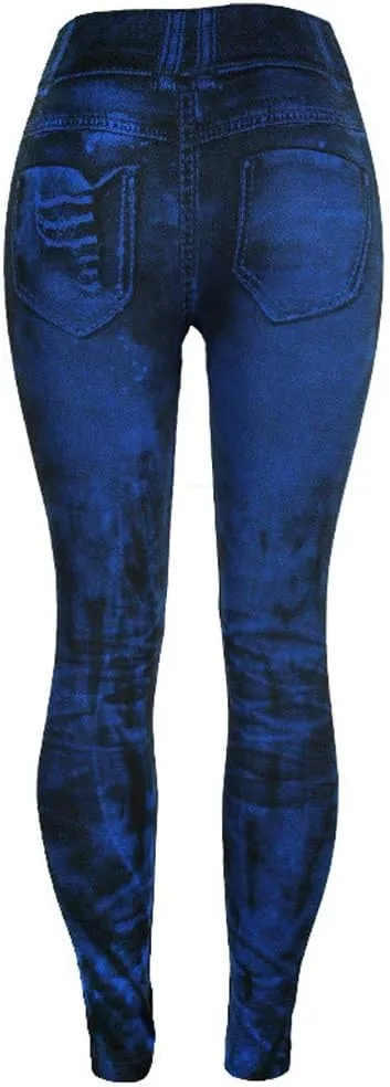 White Leggings Size Pants Fashion Plus Casual Print Waist Yoga Pants Pants White Leggings Winter Warm Tights Cold