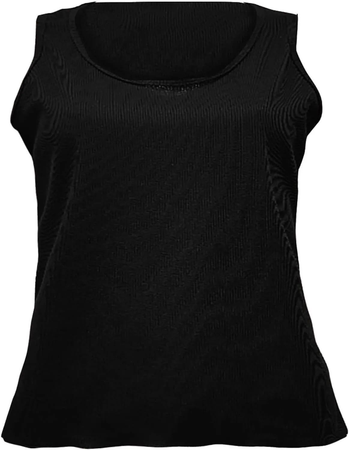 Women Ribbed Summer Tank Tops U-Neck Sleeveless Fitted Basic Cami Tee Shirts Ladies Travel Vacation Outfits