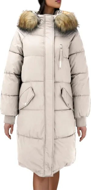 Women Winter Coat Light Down Zip Up Puffer Jacket Oversized Long Sleeve Thicken Parka Jackets With Pocket
