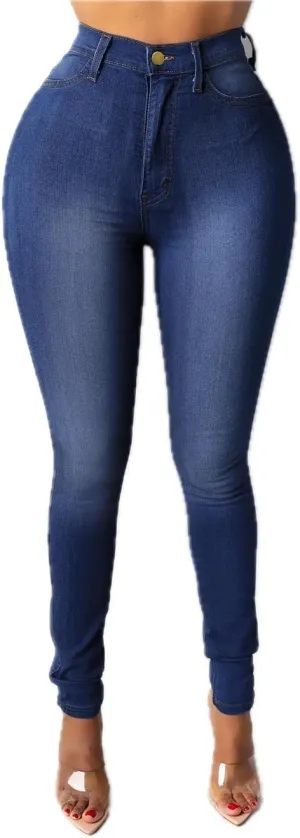 Womens Denim Jeans Slim Fit Tights Pants Fashionable Jean Trousers for Ladies Denim Bottoms Cotton Denim Pants and