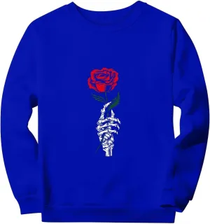 Womens Floral Print Sweatshirt Long Sleeve Crewneck Pullover Tops Fashion Lightweight Tunic Tops Fall Winter Tunic Tops