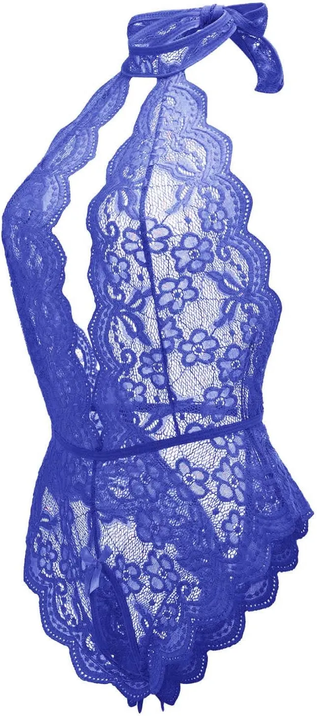 Womens Lingerie Lace 3Pc Bodysuit Outfit Sexy Tights Soft Wicked Sexy Outfit