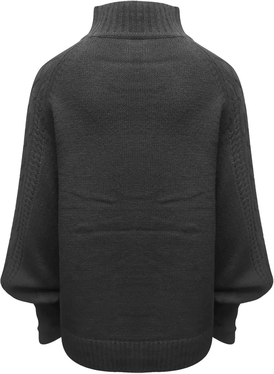 Womens Sweater Ladies Fashionable Comfortable Solid Color Pullover Long Sleeve Top Sweater Dark Sweatshirt
