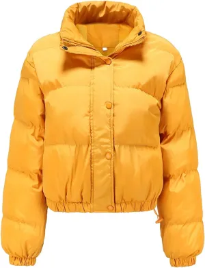 Womens Winter Coats Light Down Zip Up Puffer Jacket Oversized Long Sleeve Lightweight Coat With Pocket