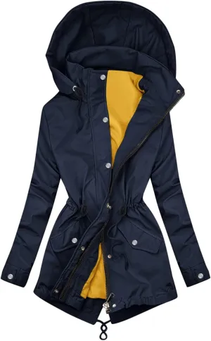 XUETON Women's Casual Zip Up Anork Jackets Fleece Lined Downs Puffer Jacket Casual Faux Fur Hooded Pockets Padded Peacoat Outwear