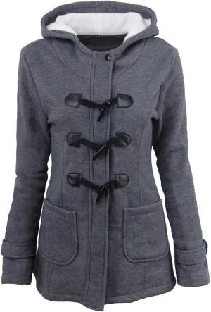 XUETON Women's Casual Zip Up Anork Jackets Fleece Lined Downs Puffer Jacket Jackets Utility Anorak Safari Coat