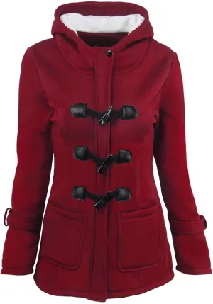 XUETON Women's Casual Zip Up Anork Jackets Fleece Lined Downs Puffer Jacket Jackets Utility Anorak Safari Coat