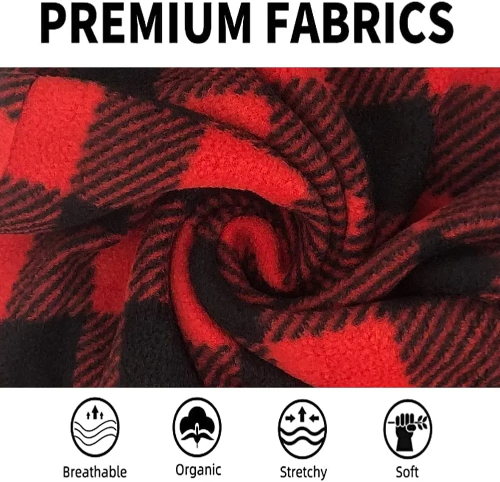 YUSHOW 2-3 Pack Mens Pajama Pants Mens Fleece Plaid Lounge Pajama Bottoms Sleepwear Pjs with Pockets