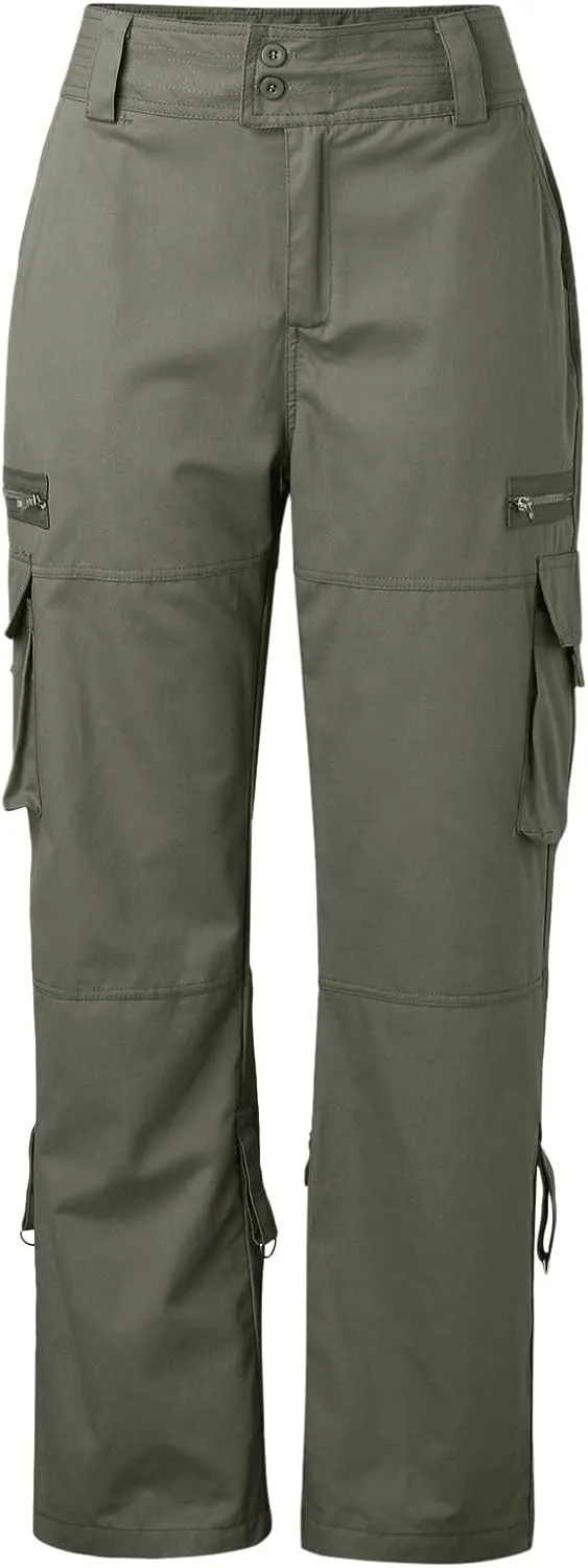 ZYXTIM Cargo Pants for Women High Waisted Lightweight Straight Casual Pants Y2K Teen Girls Trendy Parachute Pants with Pocket